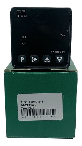 Controlador De Temperatura  Fhme-214 Digimec 48x48