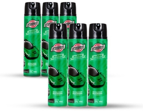 Silicona Para Auto Speedway Aerosol X 420 Cc Alpine X 6 Un. Color Verde Oscuro