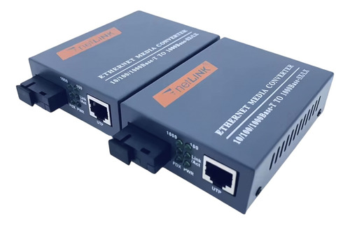  Convertidores Fibra Óptica Gigabit 10/100/1000 Ethernet