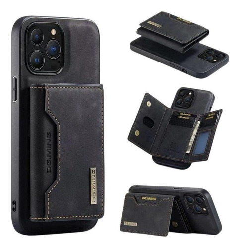 Funda Magnética Tipo Cartera Para iPhone