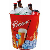 Baldes Gelo 7l Decorado /p Cerveja Bebidas Plastico