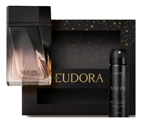 Perfume Eudora Volpe Colônia Masculino 100ml Kit Com Desodorante.