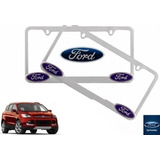 Par Porta Placas Ford Escape 2.5 2014 Original
