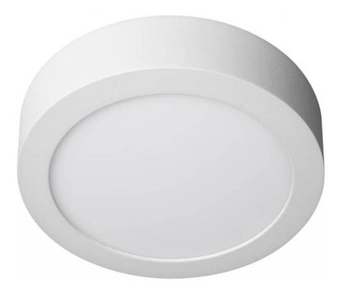 Plafon Redondo Con Base Circular 18w Luz Fria