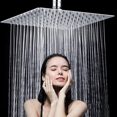Regadera Cuadrada De Lluvia Alta Presión De Acero Inoxidable 8inches\u002F20cm | Envío gratis