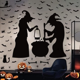 Adhesivos Pared Halloween Calcomanias Stickers Removibles