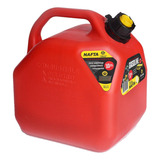 Bidón Combustible 10 L Rojo Pico Vertedor Homologado Driven