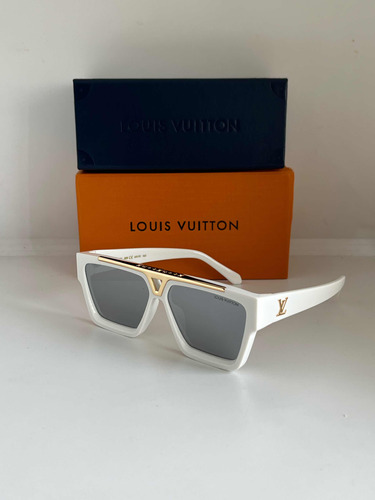 Lentes De Sol Louis Vuitton Evidence Mirror Blancos