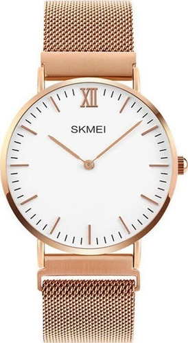 Reloj De Pulsera Skmei 1318 Wr30m Correa Magnetica Delgado