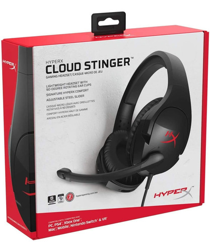 Headset Gamer Hyperx Cloud Stinger 