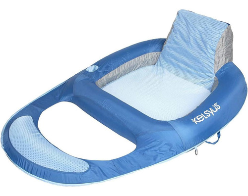 Kelsyus Spring Float - Tumbona Para Piscina, Color Azul