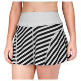 Saia Shorts adidas Nyc Match Cinza E Preto