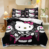 Juego De Ropa De Cama Rosa De Hello Kitty