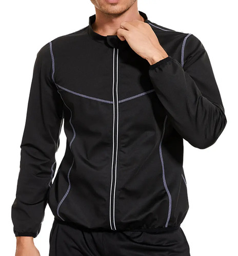 Fitness Faja Reductora Chaqueta Sauna Sudadera Fajas Hombres | Meses sin interés