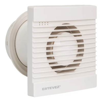 Estevez Extractor De Aire 4'' Con Reja Para Muro\u002Ftecho Color Blanco Modelo 1204-BL(eco) | Envío gratis