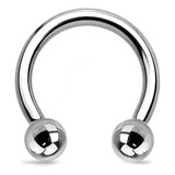 Piercing Circular Barbell Titanium 1,2x10x3 Mm (16g) 1 Und