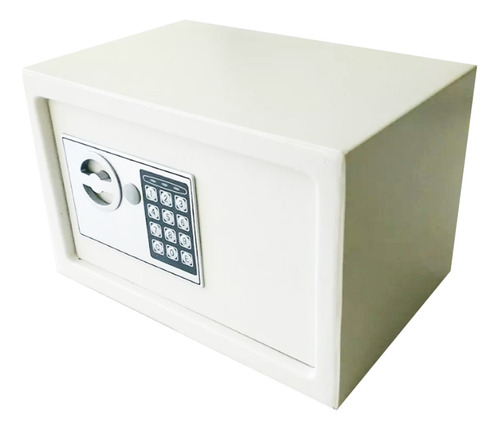 Caja Fuerte De Seguridad Digital Tm E20st De 31x20x20cm Cts Color Blanco