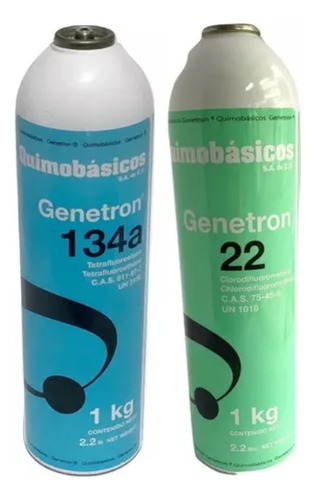 15 Gases Refrigernate R-134a Y R-22 Refrigeracion Y Automotr