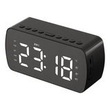 Reloj Despertador Led Con Altavoz Inalámbrico Y Subwoofer