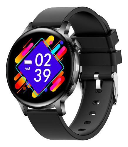 Smartwatch Kassel Redondo Sw2405b Negro 2