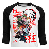 Kimetsu No Yaiba - Anime - Raglan - Polera (1)