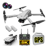 Drone Profesional Gps 8k Cámara 3 Ejes Sin Escobillas 1200m