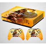 Skin Mortal Kombat 11 Scorpion Para Xbox One S Set Stickers