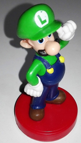 Luigi Personaje De Mario Bros Resina Plastica Pintado A Mano