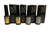 4 Top Coat Volia A Sua Escolha Tradicional Gold Silver Matte