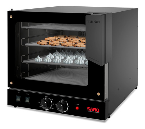 Forno Pizza Industrial 1 Pizza Turbo Eletrico 4 Assadeiras