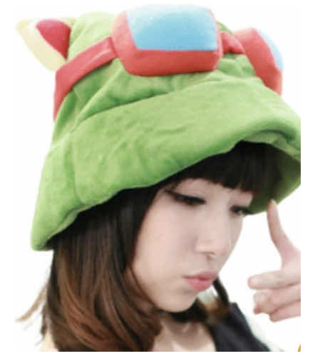 Gorro Teemo Leeague Of Legendario Lol Cosplay