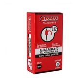 Grampas Sujeta Cable Tacsa N° 12 Para Cable Coaxil Caja X20u