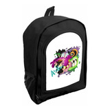 Mochila Negra Nena Nene Jardin/ Preescolar Coraje Ar12