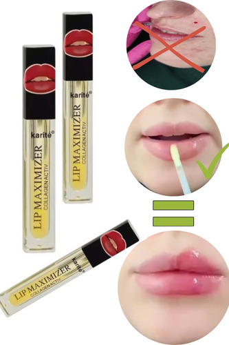 Labial Gloss Voluminizador Labios Colágeno Activo Karité