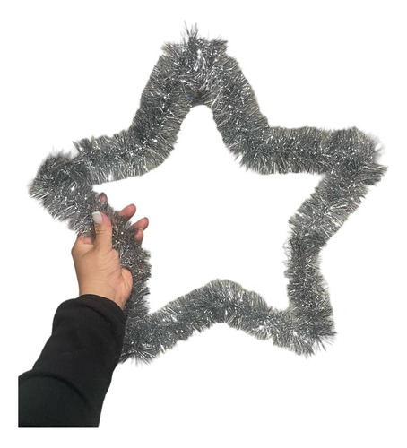 Estrella De Navidad Adorno Decorativa 30cm