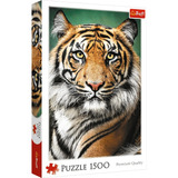 Rompecabeza Puzzle 1500 Pieza Trefl Portaretrato Tigre 26204