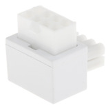 Adaptador De Corriente 1 Pieza Adaptador En Ángulo Blanco