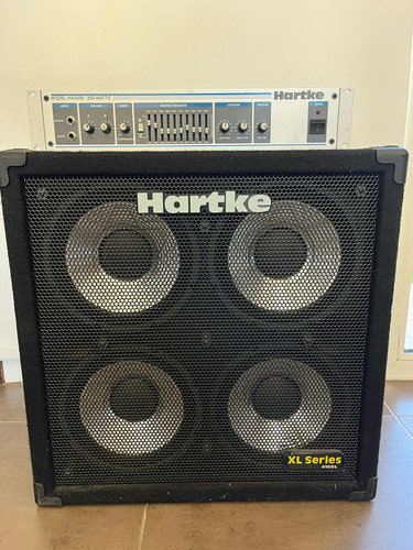 Caja De Bajo Hartke Xlseries 410 + Cabezal Ha2500 Como Nuevo