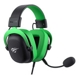 Fone De Ouvido Headset Gamer Havit H2002d Ps4/xbox/pc Verde