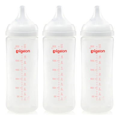 Pack 3 Biberones Pigeon Softouch 330ml\u002F11oz Anticolicos 6m | Envío gratis