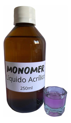 Monomer Liquido Acrílico Para Unha Porcelana 250ml