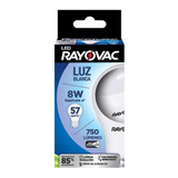 Caja De 10 Ampolletas Led Luz Blanca Rayovac 8w 