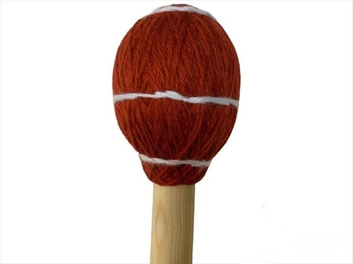 Baqueton Bolillo Para Tambora Baquetas Estambre Colores 1pza