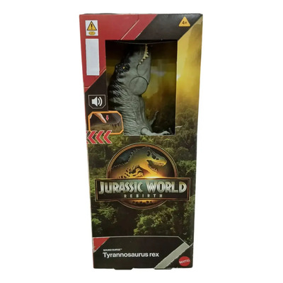 Dinosaurio Tiranosaurio Rex: Jurassic World: Reinicio Con Sonido - Mattel Jgm14 | Meses sin interés