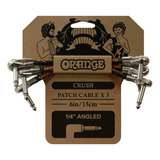 Orange Pack De 3 Cables Para Pedal