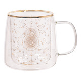 Taza Doble Vidrio Zodiac & Stars 250 Ml