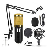 Kit Microfono Estudio Condensador Profesional Con Brazo Colo
