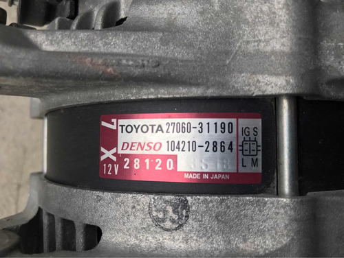 Alternador Toyota Prado 4runner Original 1gr 4.0 Segunda Foto 3