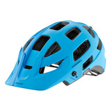 Casco Bicicleta Giant Rail Western Visera Mtb Outlet Color Blanco - Azul Talle L