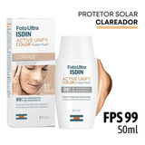 Filtro Solar Isdin Fps99 Clareador De Melasma Cobertura Leve